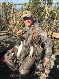 Duck hunting in the Venice are is plentiful